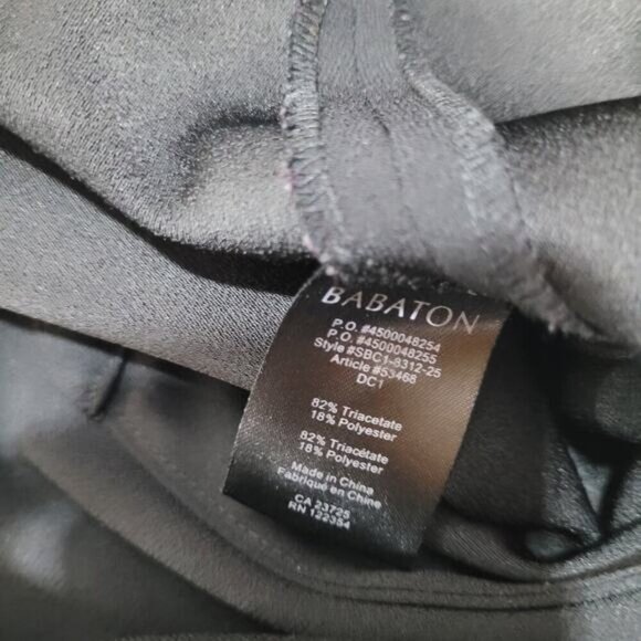 Aritzia Babaton Donnie Black Short Sleeve Jumpsuit - Size Large - Picture 7 of 12